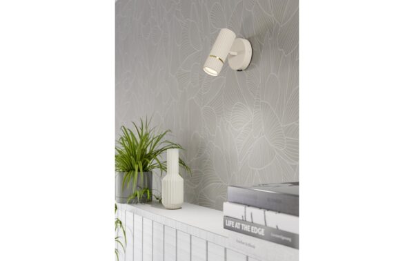 EGLO LED Wandleuchte CAMINIA beige inkl. GU10 1x4,7W