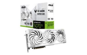 ASUS TUF RTX5070TI O16G WH GAMING, GDDR7 GeForce RTX5070Ti, 3x DP, 1x HDMI