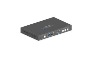 PureTools PT-PSW-21HC-KVM USB-C / HDMI KVM Switcher mit 100W PD