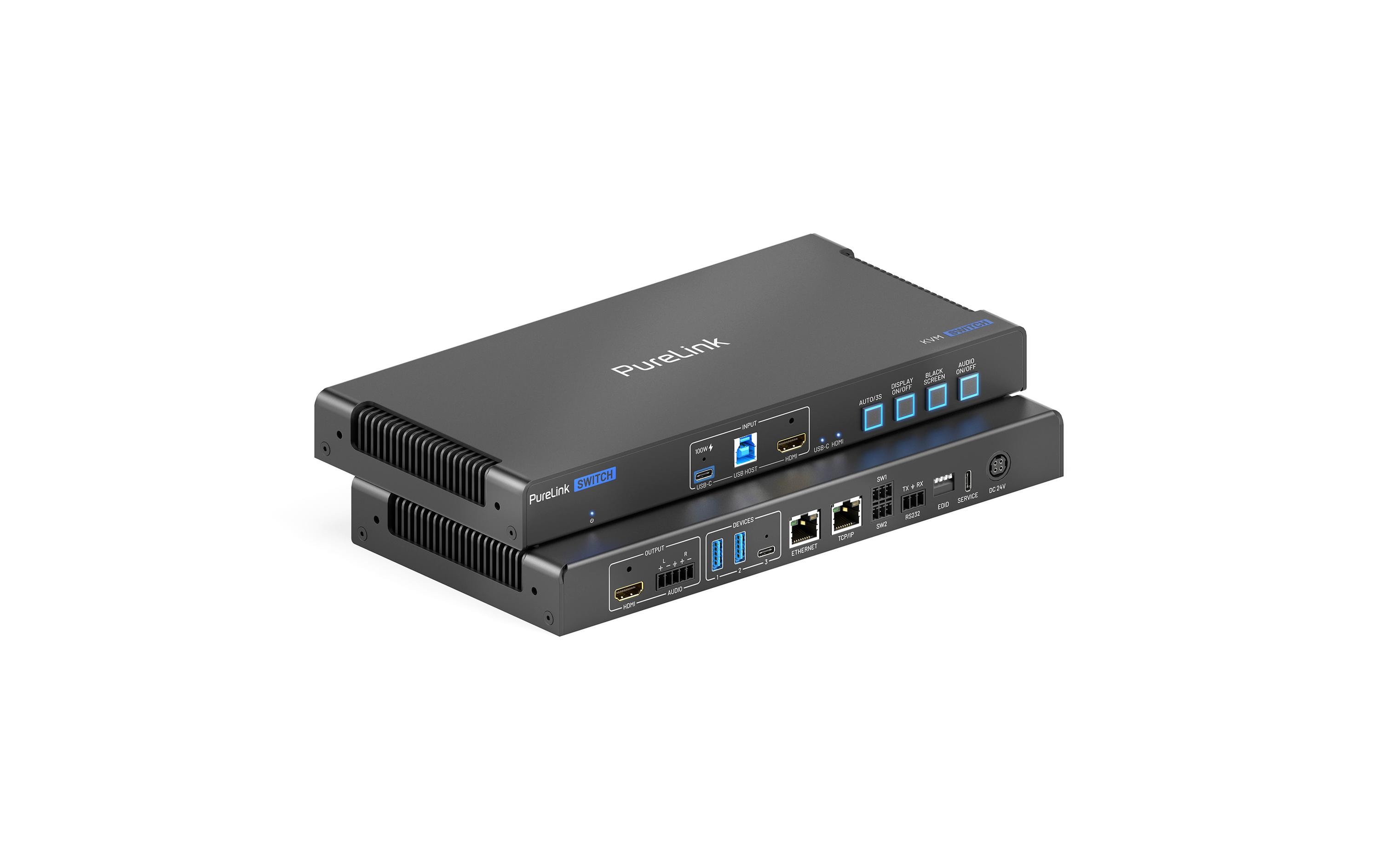 1891827_1 - Mediatech PureTools PT-PSW-21HC-KVM USB-C / HDMI KVM Switcher mit 100W PD