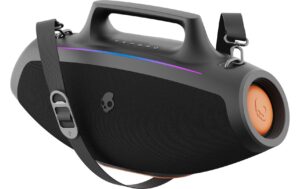 Skullcandy Barrel Boombox BT-Speaker Schwarz, IPX5, bis 12 Stunden Laufzeit, LED