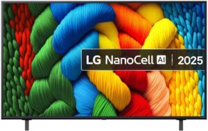 LG TV UN 55NANO80A6B 55 4K UHD, Direct LED, 2-pole