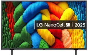 LG TV UN 50NANO80A6B 50 4K UHD, Direct LED, 2-pole