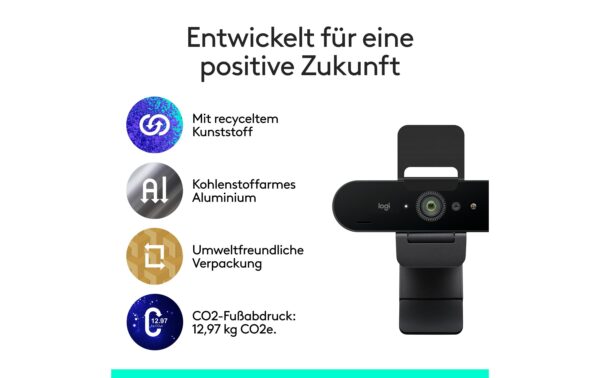 1893463_6 - Mediatech Logitech Webcam BRIO 4K graphite