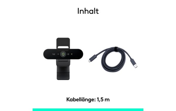 1893463_7 - Mediatech Logitech Webcam BRIO 4K graphite