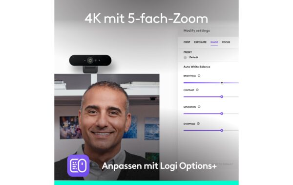 1893463_8 - Mediatech Logitech Webcam BRIO 4K graphite