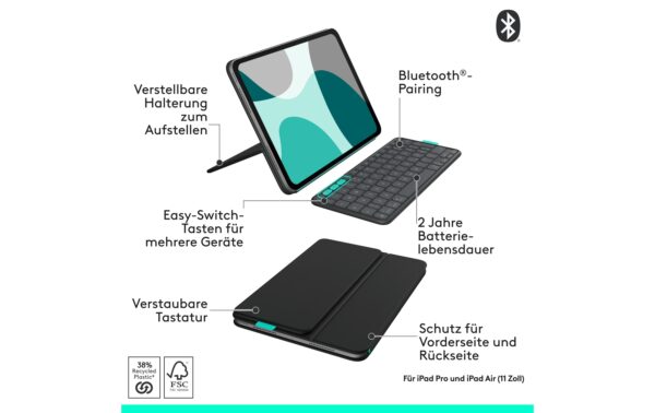 1893517_7 - Mediatech Logitech Flip Folio iPad Pro & Air11 iPad Pro and Air 11