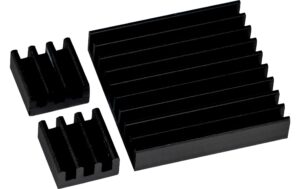 jOY-it RB-HEATSINK-B Kühlkörperset Schwarz - für Einplatinencomputer
