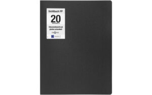 Pagna Sichtbuch Office A4, PP mit 20 Taschen, schwarz
