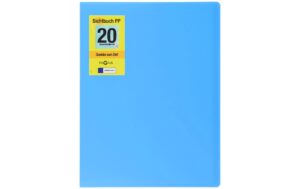 Pagna Sichtbuch School A4, PP mit 20 Taschen, hellblau