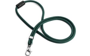 Durable Textilband rPET, 10 Stück mit Karabineer, Länge 46cm, grün