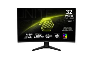 1895452 - Mediatech MSI MAG 32CQ6FDE 31.5, WQHD 2560x1440, LCD, 16:9, 2x HDMI, DP, Curved kaufen Schweiz | Mediatech.ch