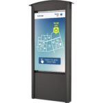 Peerless-AV KOP55XHB-EUK Kiosk 55, Outdoor, inkl XHB Display, Schw