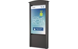 Peerless-AV KOP55XHB-EUK Kiosk 55, Outdoor, inkl XHB Display, Schw