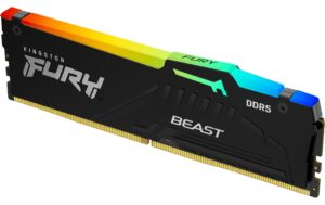 Kingston FURY Beast RGB DDR5 64GB 5600MT/s EXPO 1x 64GB, CL40-40-40, 1.25V, 288Pin, EXPO kaufen | Mediatech.ch