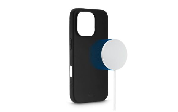 1896447_6 - Mediatech Hama Case Magnetisch Fantastic Feel für iPhone 16 Pro Max, Schwarz