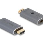 Delock 8k HDMI EDID Emulator bis 7680x4320@60Hz, simuliert einen Monitor