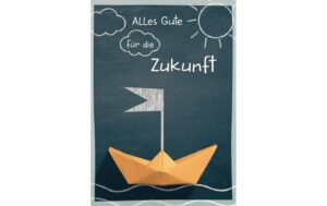 Cart Glückwunschkarte zum Abschied Format A4 (21 x 29.7 cm)