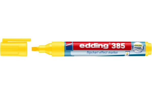 1897845 - Mediatech edding Flipchart Effektmarker e-385 1-5mm, gelb kaufen Schweiz | Mediatech.ch