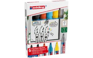 edding e-385 Flipchartmarker Set E-6 Set 6 Stück, Markieren/Schattieren kaufen Schweiz | Mediatech.ch