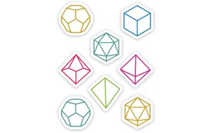Minimal DnD Sticker