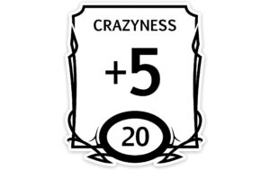 Stat Block Crazy Sticker