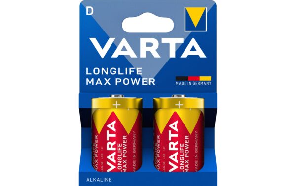 1899773 - Mediatech VARTA Batterie Longlife Max Power D, 2Stk 2 Stück, Blister Verpackung, 1.5V kaufen Schweiz | Mediatech.ch