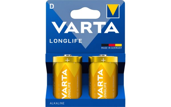 1899775 - Mediatech VARTA Batterie Longlife D, 1.5V, 2Stk 2 Stück, Blister Verpackung, 1.5V kaufen Schweiz | Mediatech.ch