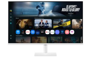 Samsung LS32FM703UUXEN, 32, white 3840x2160, SMART, AI, CAM, USB-C 65W