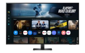 Samsung LS43FM700UUXEN, 43, black 3840 x 2160, SMART, AI, Wifi/BT, USB-C 65W