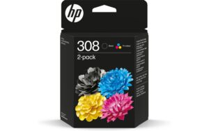 HP Combopack Nr. 308 Black + CMY 6L6S6UE Seitenkapazität ~ 160/120 Seiten