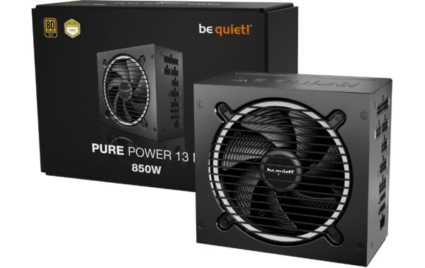 1901563_4 - Mediatech Netzteil be quiet! Pure Power 13 M, 850W 1 Lüfter, 80+ Gold, vollmodular, 3.1