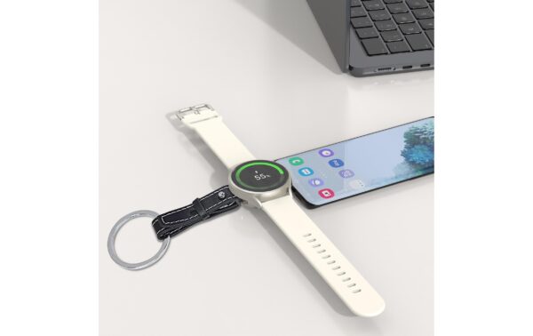 4smarts Wireless Charger für Samsung Watch für Samsung Watch, Schwarz