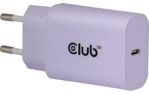 Club 3D, Ladegerät 30W 2 stk Lila, PD bis 30Watt (15V/2A)