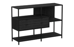 AC Design Regal Seaford Schwarz Metall/Melamin, (WxDxH): 114x35x78 cm