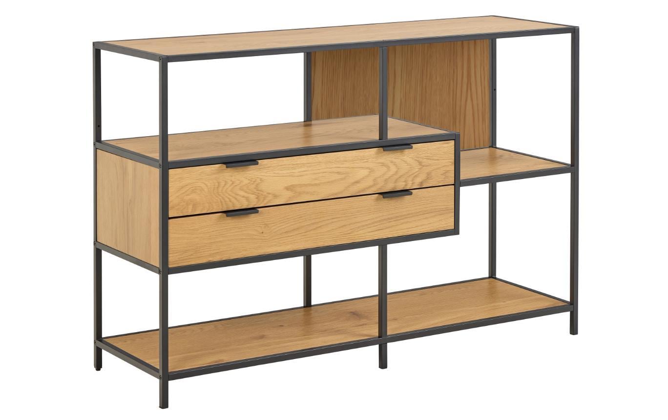 AC Design Regal Seaford Wildeiche Metall/Melamin, (WxDxH): 114x35x78 cm