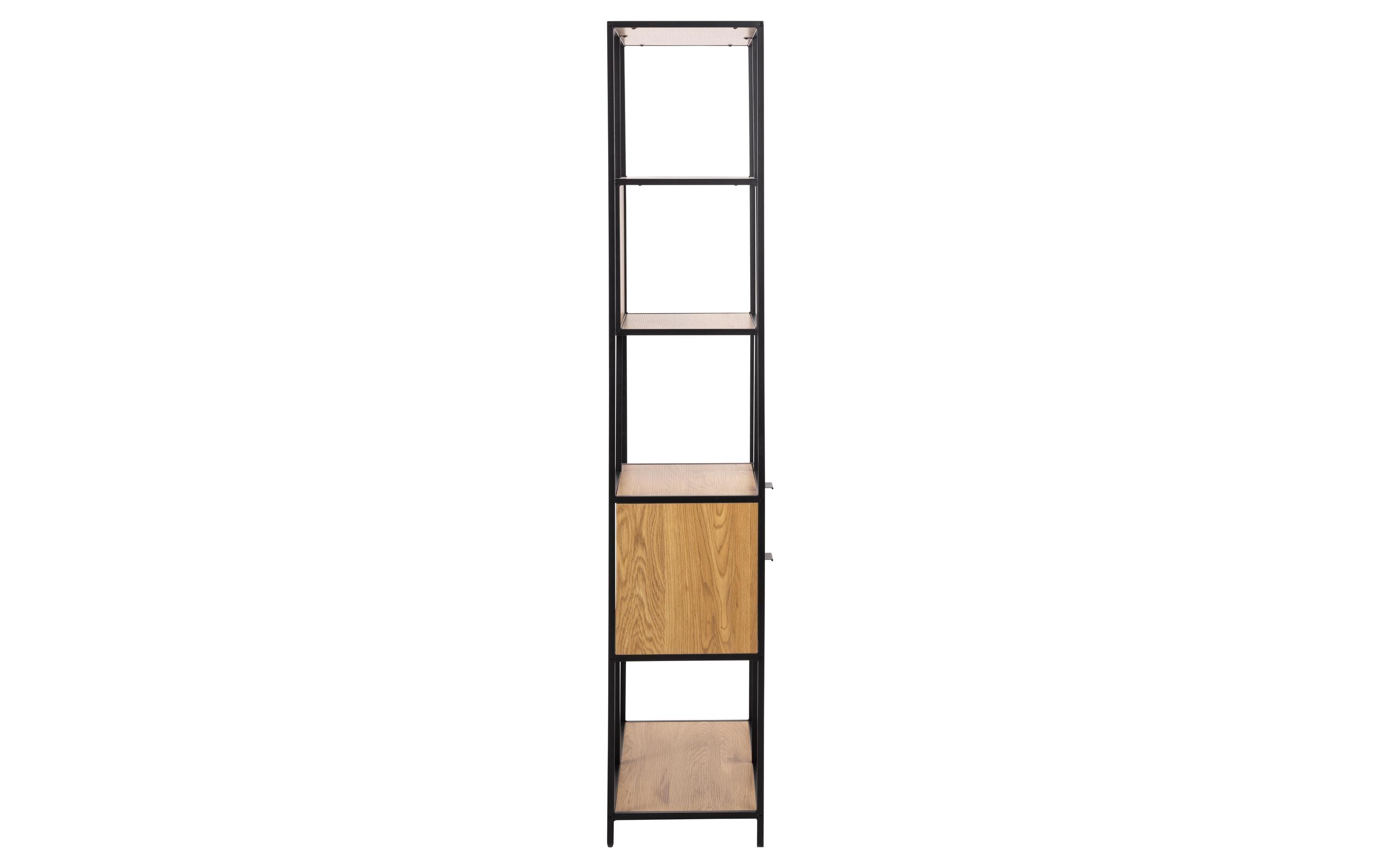 1902551_2 - Mediatech AC Design Regal Seaford Wildeiche Metall/Melamin, (WxDxH): 77x35x185 cm