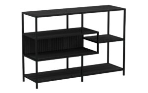 AC Design Regal Seaford offen Schwarz Metall/Melamin, (WxDxH): 114x35x78 cm
