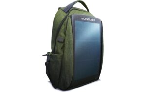 SunSlicer Zenith - 8W Solar Backpack Green Leichter, alltagstauglicher  Solarrucksack