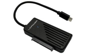 LC Power LC-ADA-USB-SATA-NVME USB-Adapter Adapter für SATA- & NVMe-SSDs/HDDs