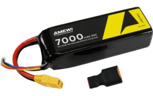 Amewi LiPo Akku 3S 11, 1V 7000mAh 50C XT90 Inkl. Adapter XT90 > T-Plug