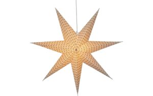 Star Trading Papierstern Cotton exkl. E14 max. 25W, IP20, Ein/Aus-Schalter