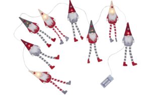 Star Trading Lichterkette Alf Indoor, Warmweiss, Rot