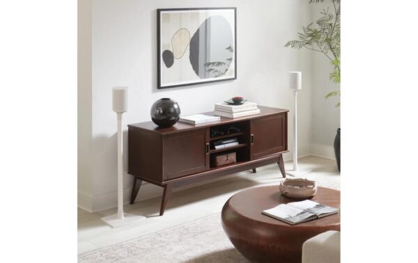 1904479_5 - Mediatech Sanus Ständer für Sonos Era 100, Weiss, Paar