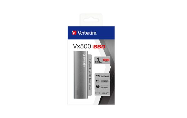 1904583_2 - Mediatech Verbatim VX500 USB3.2 Gen2 512GB lesen 500MB/s, schreiben 440MB/s