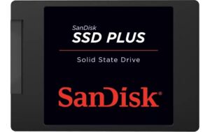 SanDisk SSD Plus 1TB, 2.5, 7mm, SLC SATA3, lesen 545MB/s, schreiben 515MB/s