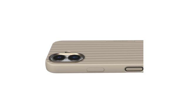 Nudient Bold MagSafe Linen Beige iPhone 17