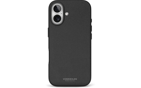 1905191 - Mediatech Vonmählen Like Leather Case Black iPhone 17