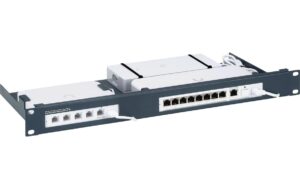 Rackmount IT RM-UB-T8 19Rackmount Kit für Ubiquiti UCG / UXG & USW-Flex 2.5 8