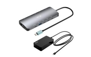 1905341 - Mediatech i-tec USB-C Metal Nano 3x Display Dock 2x HDMI 1x USB-C, USB-C Charger 140W